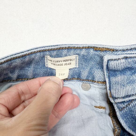 Madewell Petite Curvy Perfect Vintage Jean Coffey Wash MC591 Women’s 26P - Picture 4 of 16
